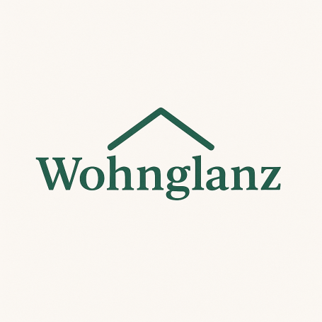 Logo von Wohnglanz – Service für gepflegte Innenräume in Blau-Grün